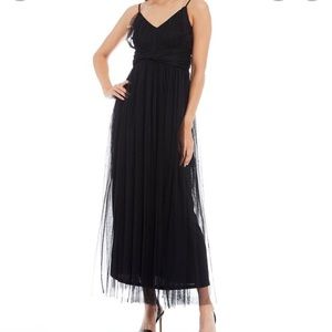 Christian Siriano Double V-Neck Knotted Tulle Dress Size 4